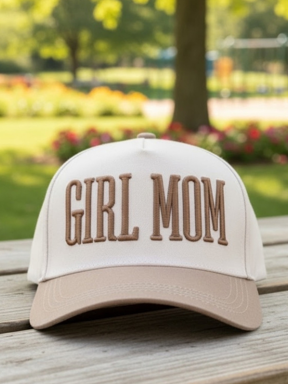 New! Girl Mom Ash Mocha Baseball Cap Snapback Hat